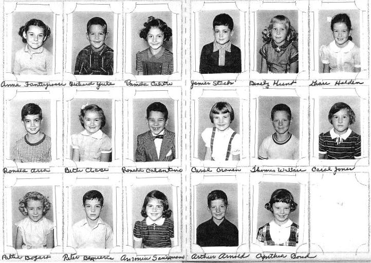 Carter Avery School Grade 2, 1953