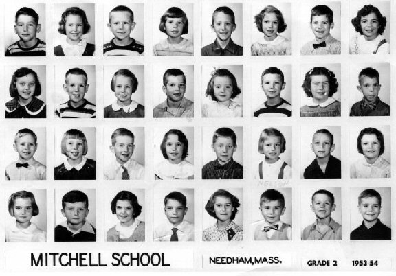 Mitchell School Grade 2, 1953