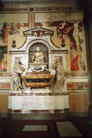 Galileo's tomb in Santa Croce