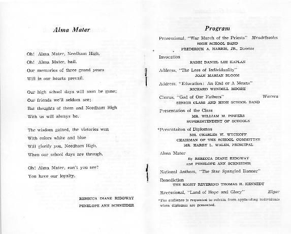 Graduation Program Inside