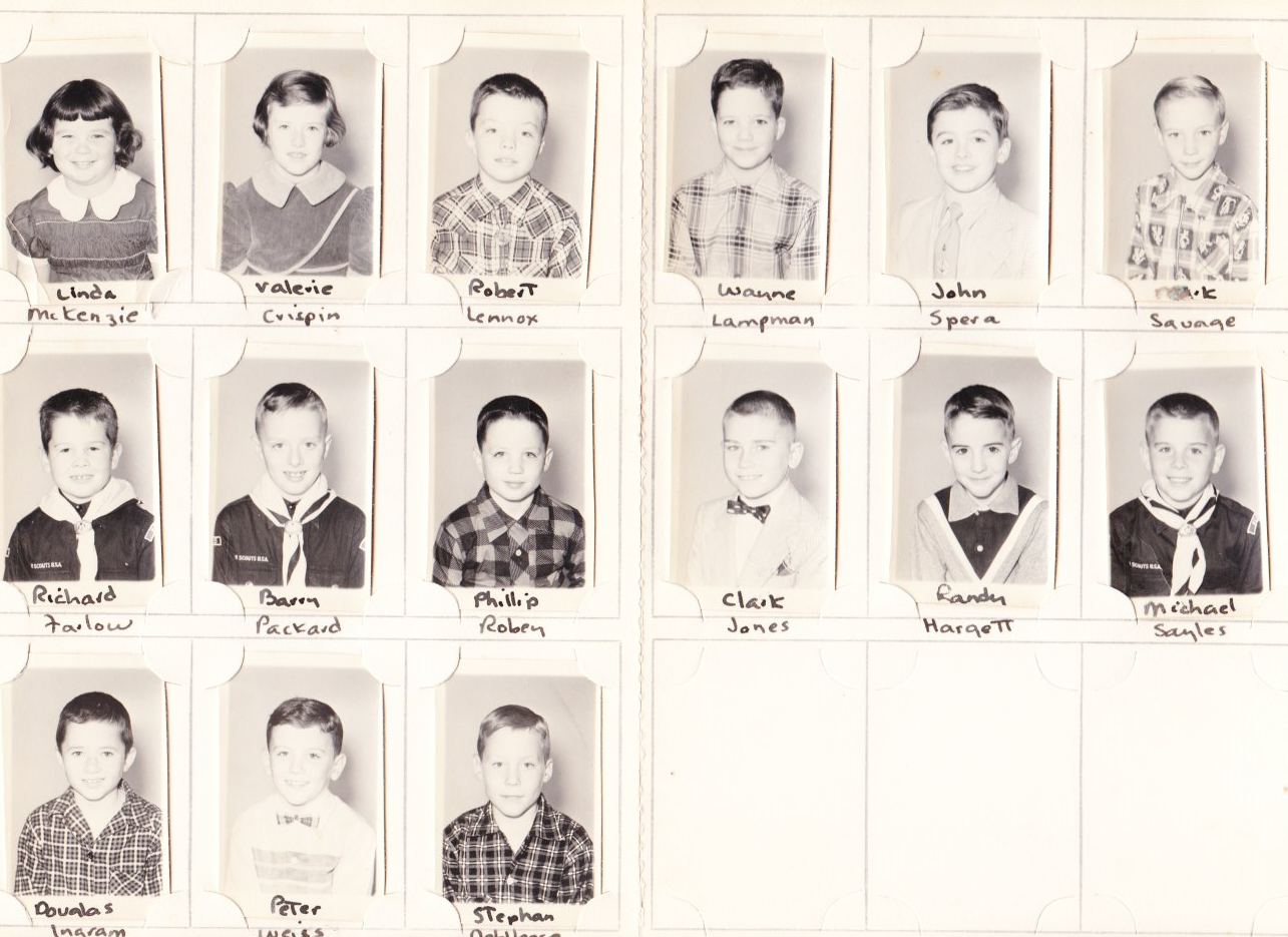 Broadmeadow 3rd grade 1954