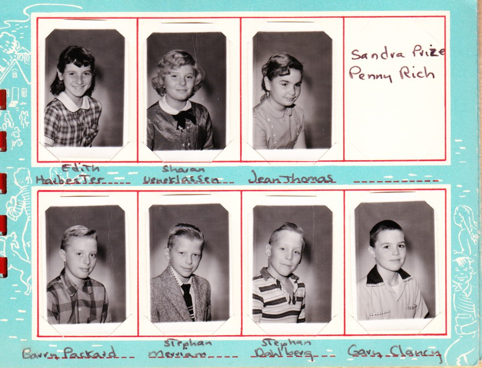 Broadmeadow 5th grade 1956