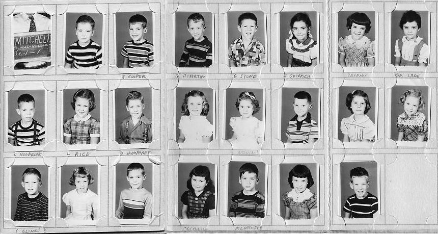 Mitchell School Grade 1, 1952