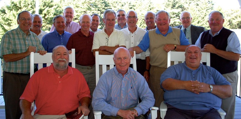 Classmates at Needham Golf Club for lunch 9-25-12