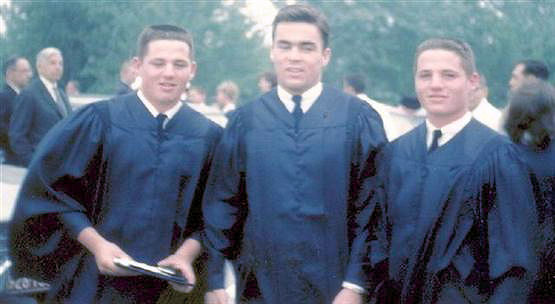 Gary Clancy, flanked by Paul and Phil Robey