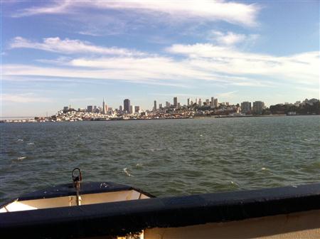 SFO from the bay