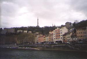Lyon from the Rhone.