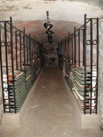 Wine in storage