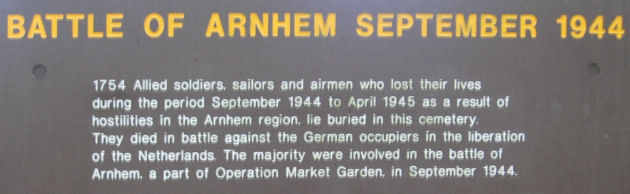 Description of the Battle of Arnhem