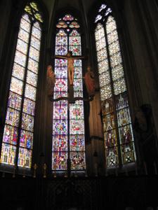 Full view of more stained glass windows