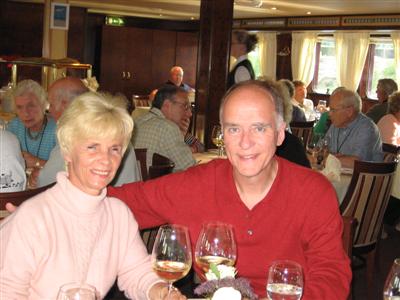 The ship's dining room