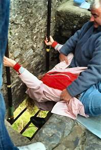 Kissing the Blarney Stone