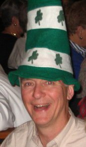 Fred in silly Irish hat!