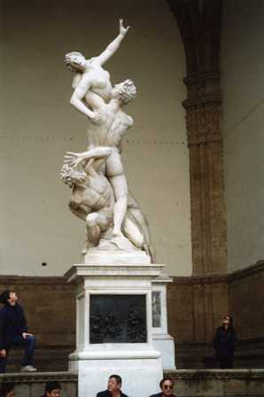 Statue:  Rape of the Sabine Women