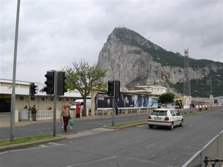 Gibralter from customs area