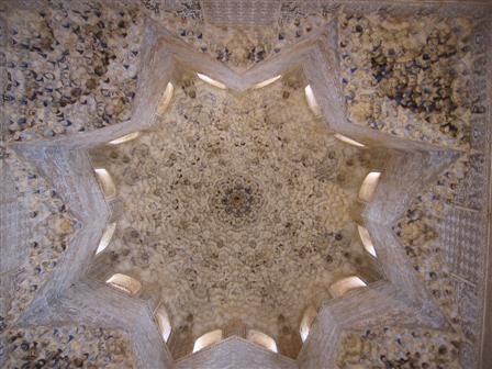 Ceiling at Alhambra
