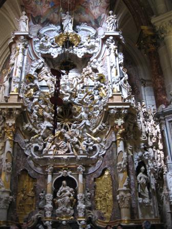 Inside cathedral