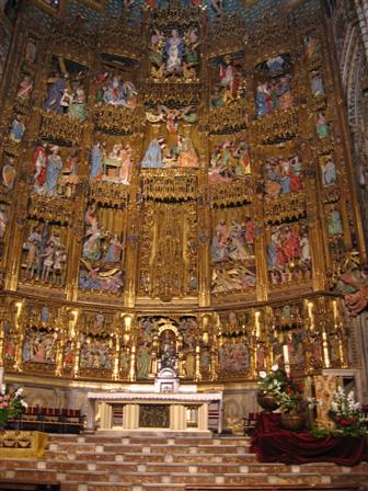 Inside cathedral