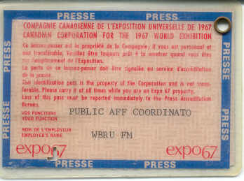 Expo 67 pass back